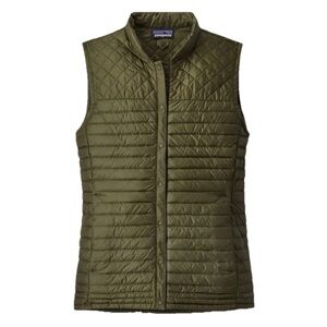 Patagonia Coastal Valley Down Vest Women’s Size Medium In Green Outdoors Hiking